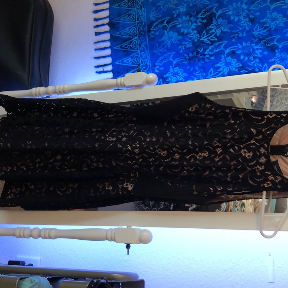 Black and nude dress